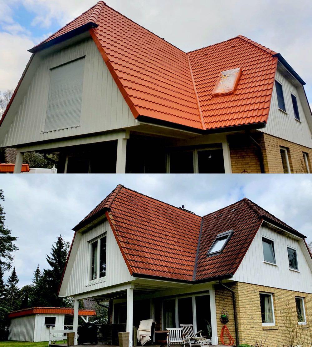 Čiščenje in barvanje strehe
